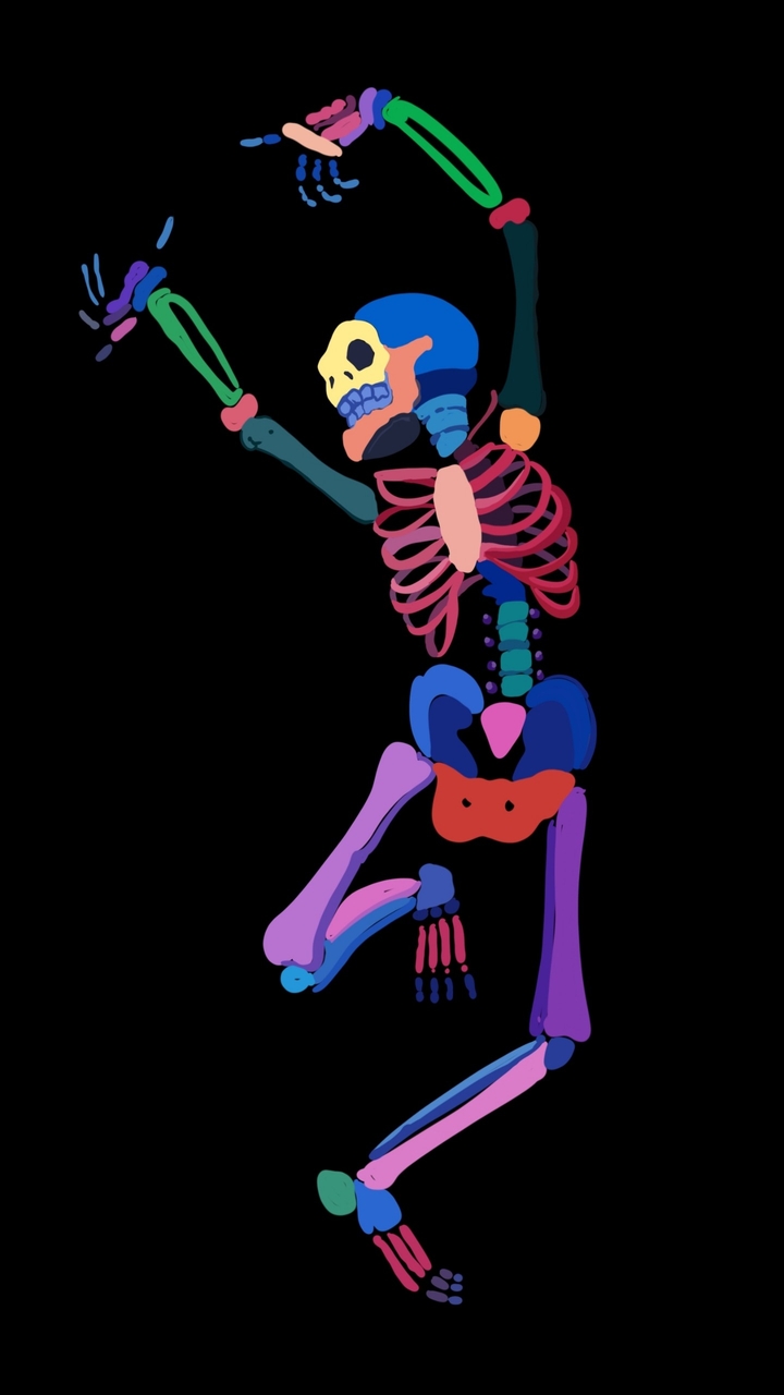 Dancing Skelton