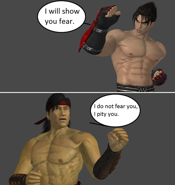 Jin Kazama vs Liu Kang!