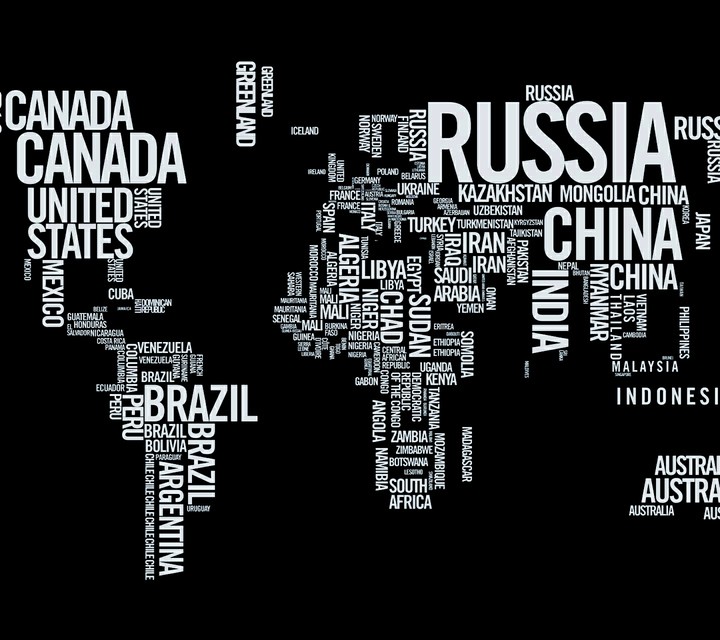 world map