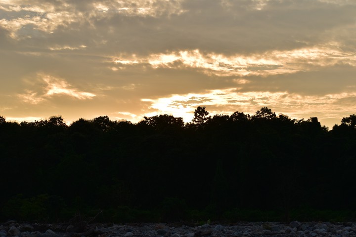 Sunsets,Jayanti River,Buxa Tiger Reserve Forest.Click:By Me