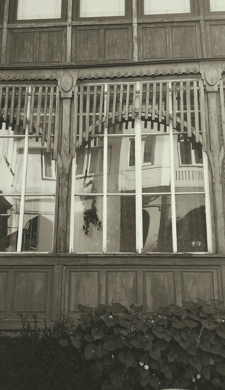 old house window