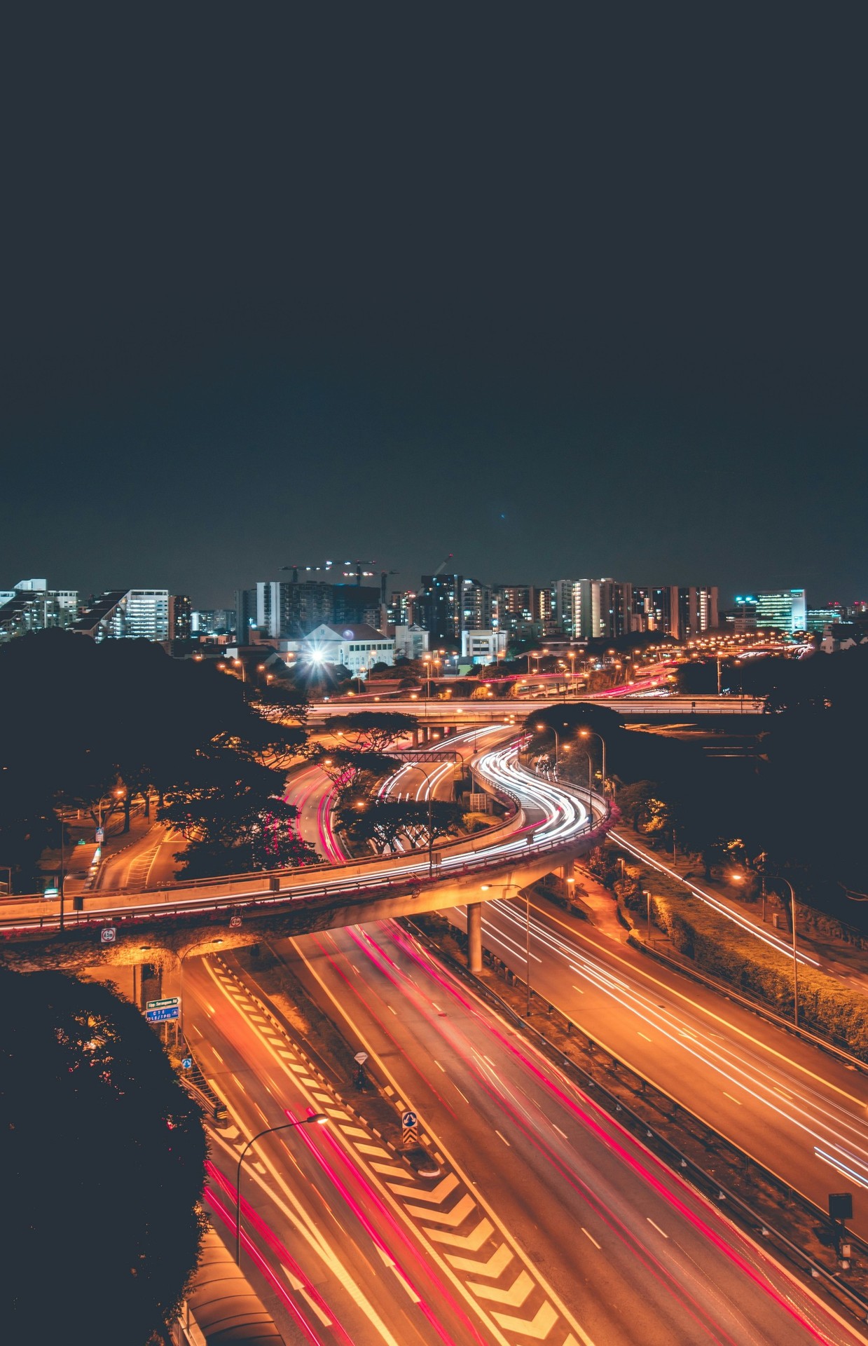 hình nền night, road