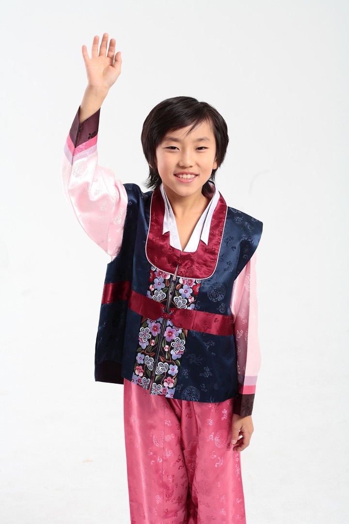 Family in Korean Dress