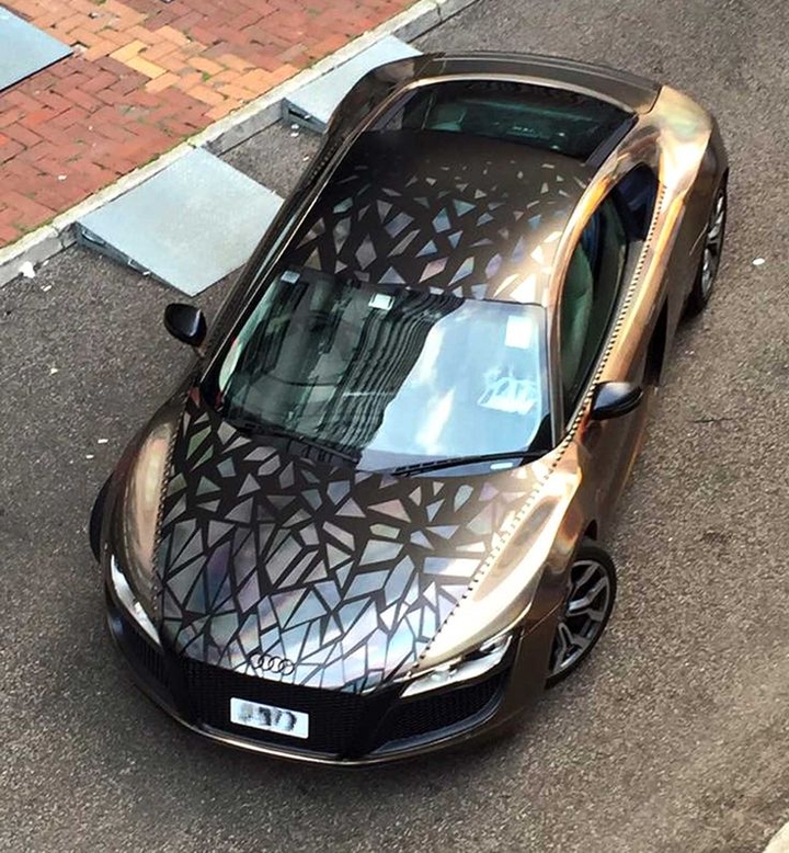 Audi R8 Metallic Cutom colorà