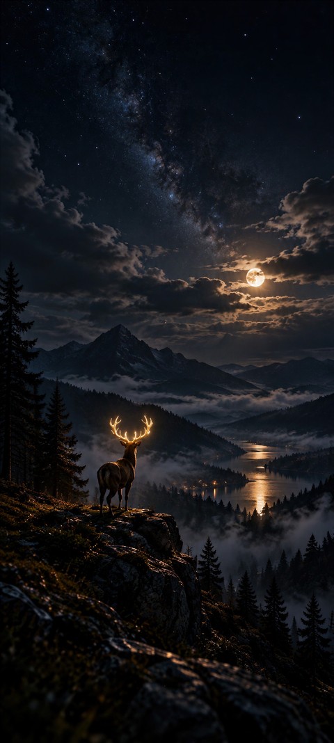 deer, antler壁紙