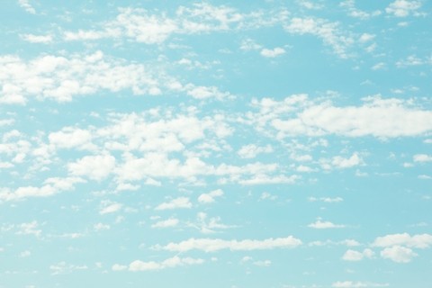 Clouds in Morning Blue Sky