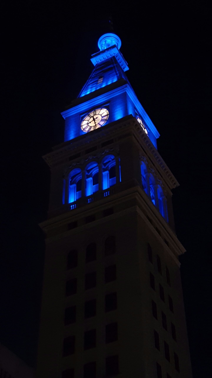 Downtown Denver @ 8:27 pm tonight.