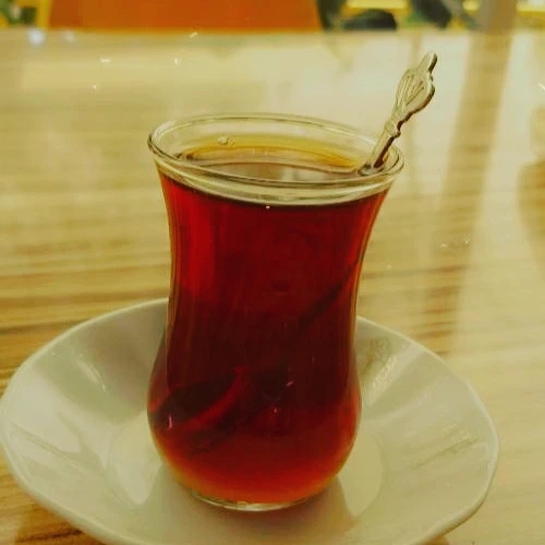 When l travel  l just want to  drink tea with you.