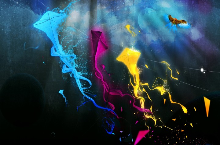 Colorful Kites
