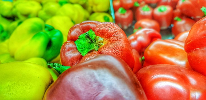 Visited a grocery store and shot a photo there.