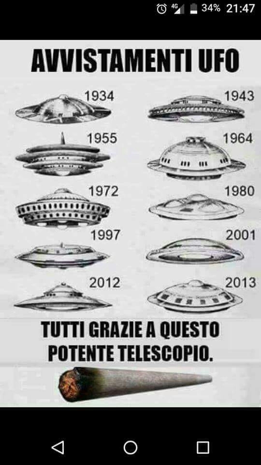 Avvistamento UFO ???