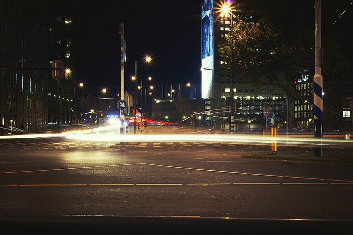 Rotterdam at night
