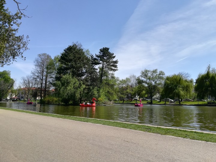 Cluj-Napoca. Central Park Lake.