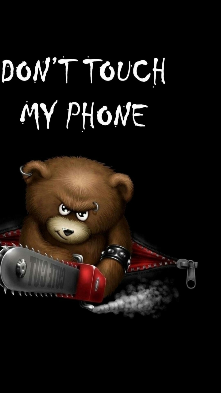 Don't touch my phone