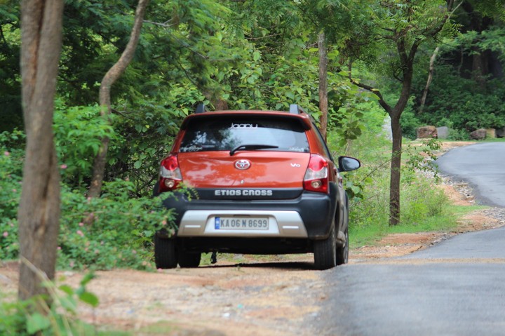 Somewhere on ride ... Toyota etios cross