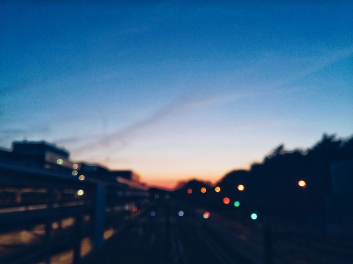 city lights.