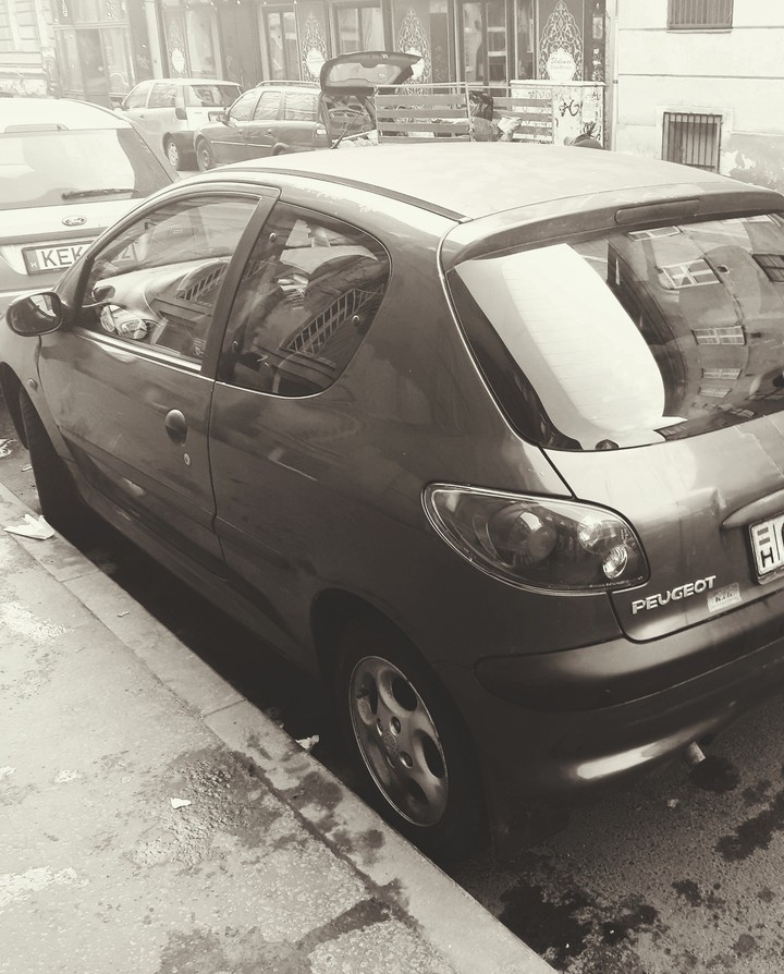 my car peugeot 206. in 2018.