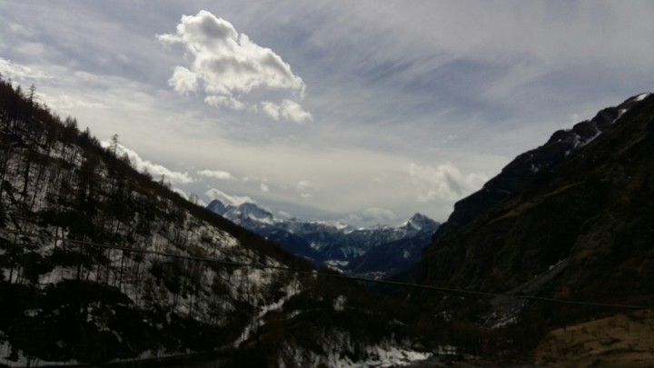 Beautiful panorama in Rochemolles Italy