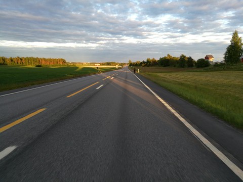 E8 Road in Finland