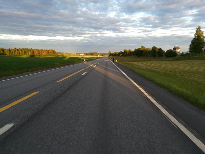 E8 Road in Finland