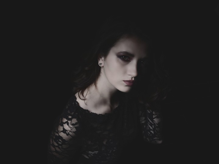 Lady in black