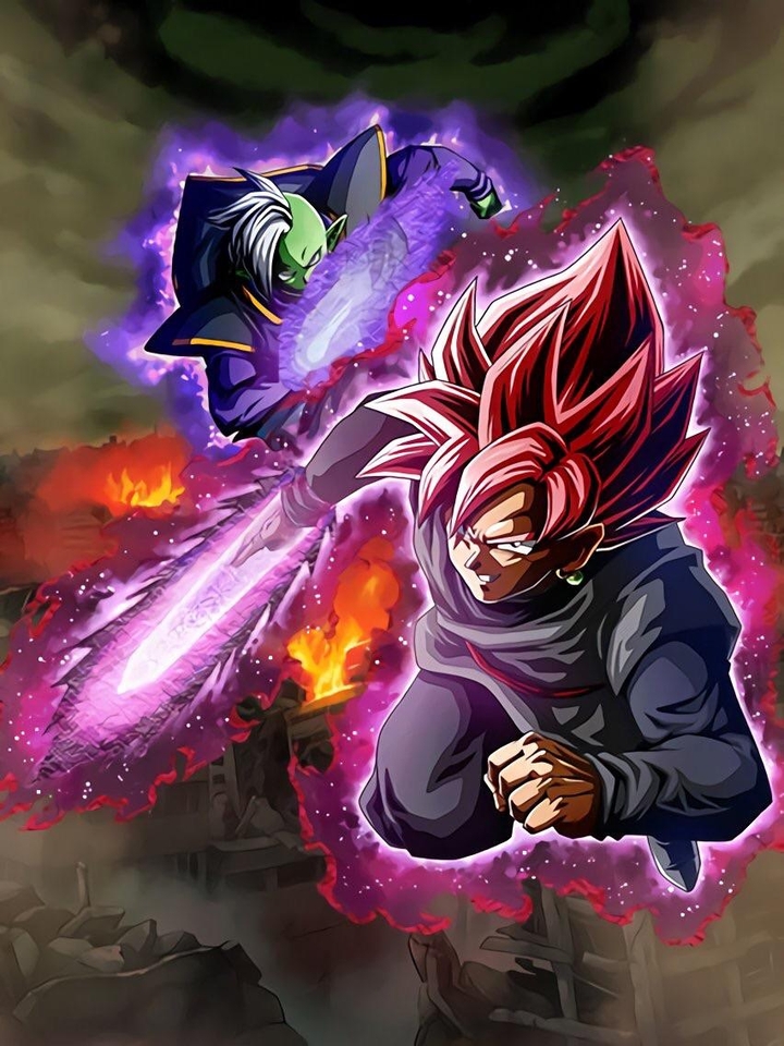 Dragonball super Zamasu & Goku Black