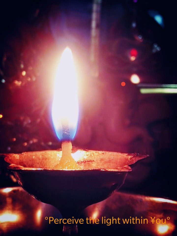 The positive vibes.. surrounding the light!