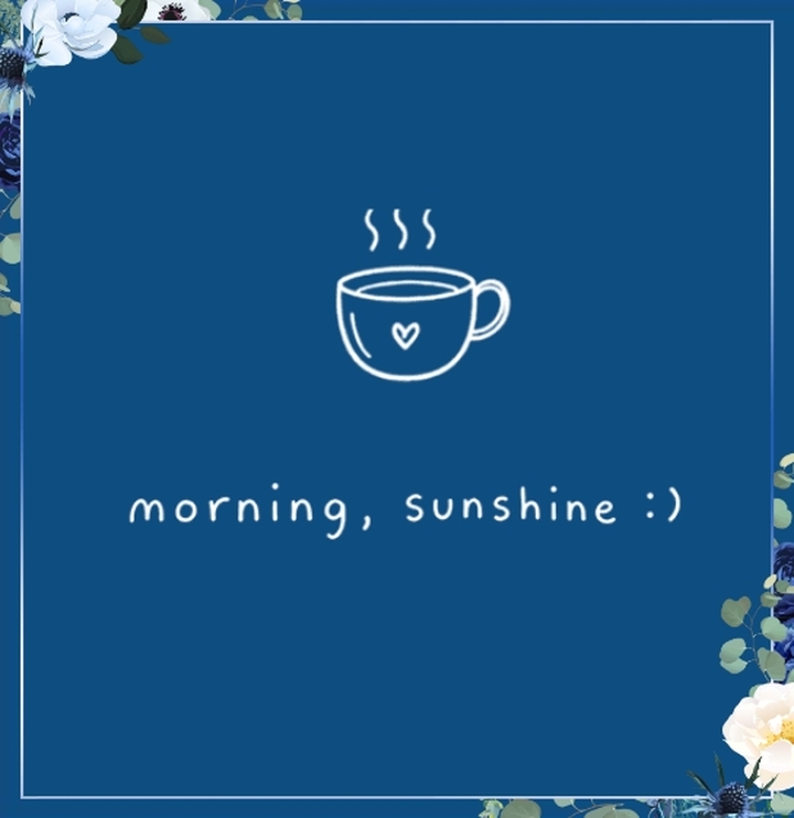 Morning, sunshine