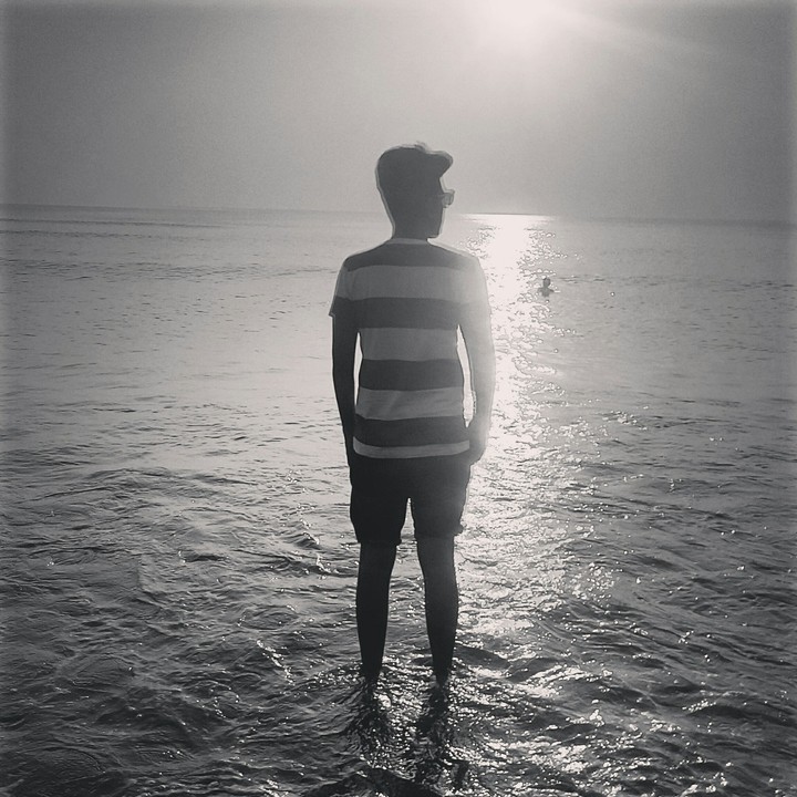 Black and white.