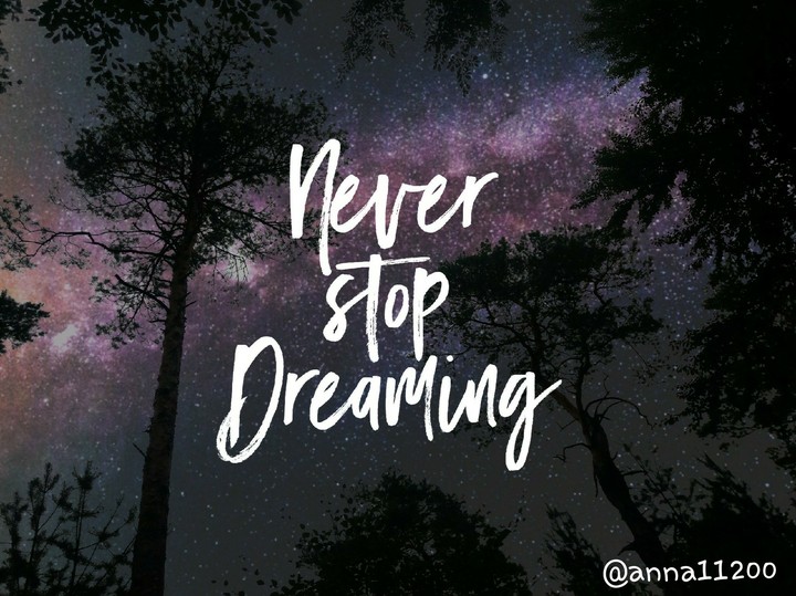 never stop dreaming ♡