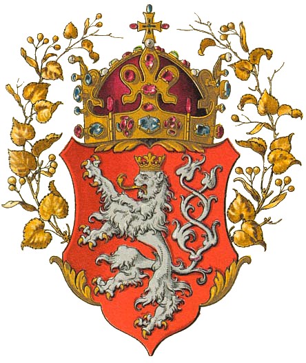 Герб Королевства Богемии в составе Австро-Венгрии.