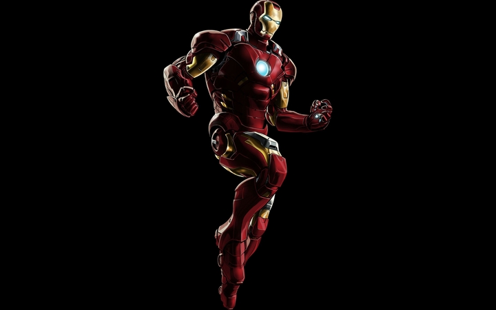 Ironman amoled black wallpaper