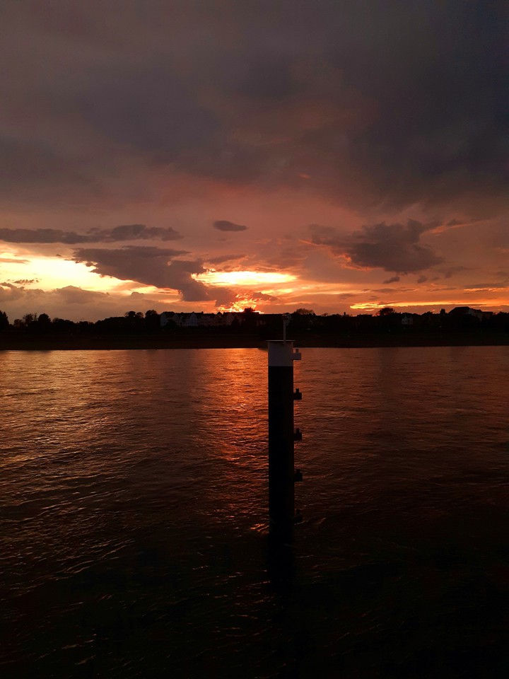 Sky on fire