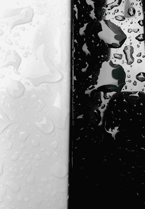 black and white