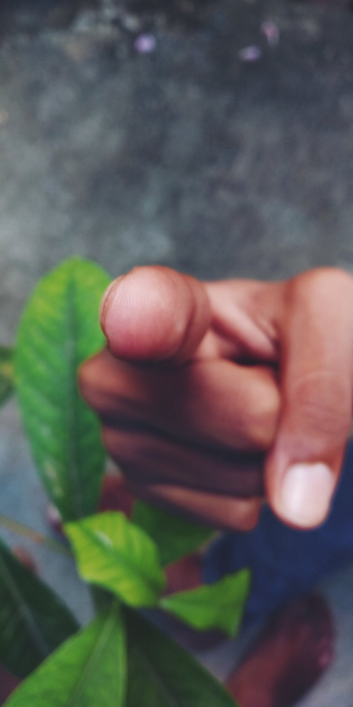 finger against you