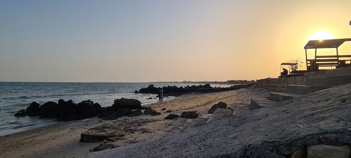sunset at the beach