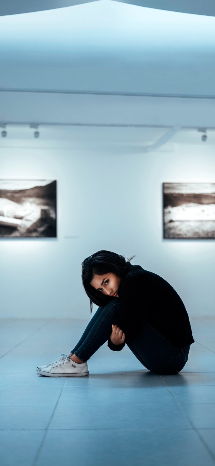 Alone girl