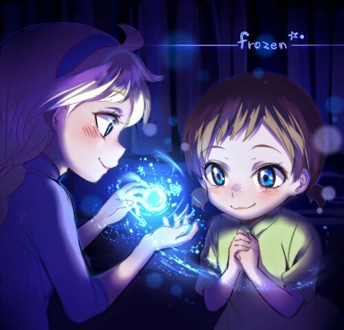 frozen young elsa and anna