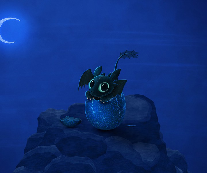 The birth of the night Fury