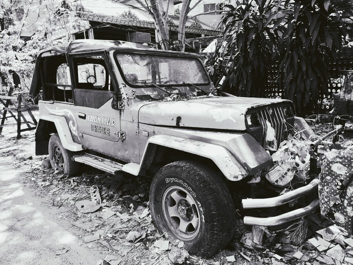 the abandoned jeep
