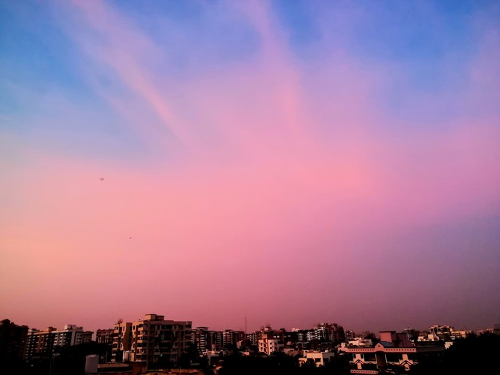 pink pink sky