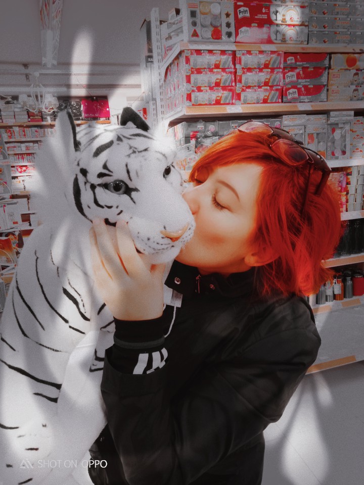 Woman and Tiger