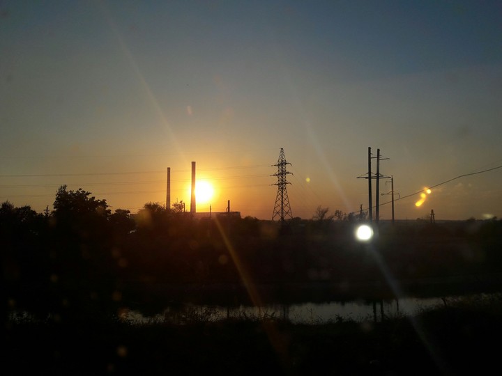 the beauty of the nature sunset