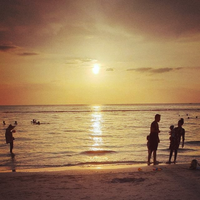 sun set