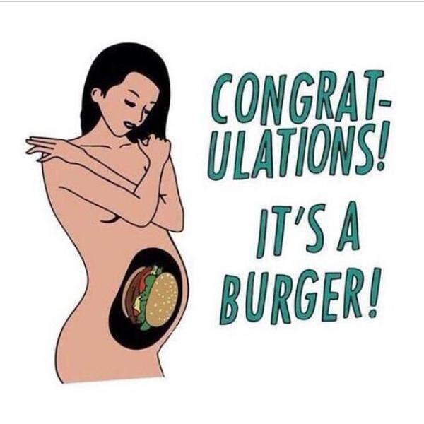 When You Eat Too Much Burger!