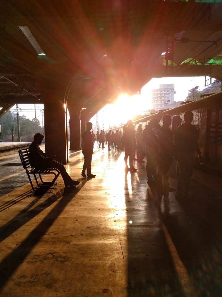 Sunset in Subway