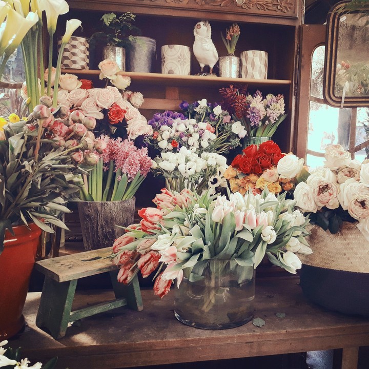 Paris - les fleurs marche