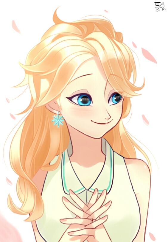 Elsa sweet smile