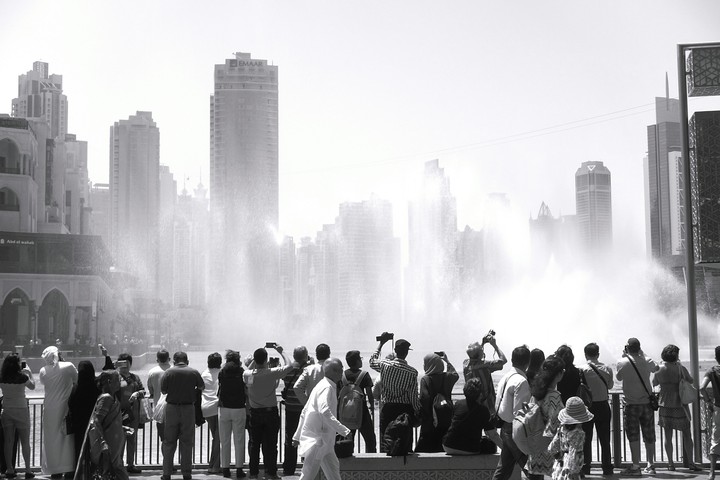 Burj Khalifa- Dancing fountains