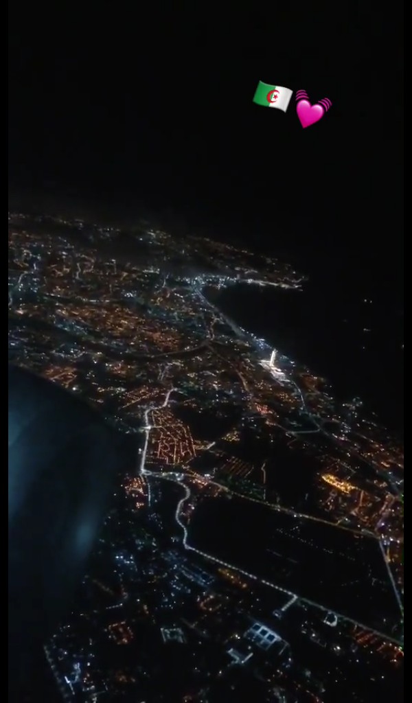 in the plane ;-) algeria